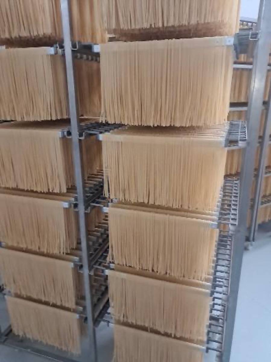 Spaghetti in lenta essiccazione